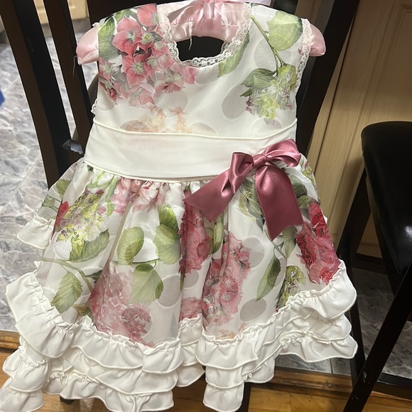 Petite Mason toddler floral ruffled dress - Picture 1 of 4